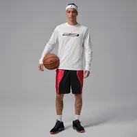Nike Jordan Sport чоловічі Dri-FIT з круглим вирізом світшот колір білий