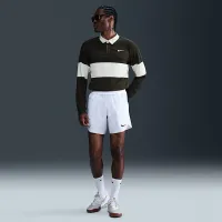 NikeCourt Slam чоловічі Dri-FIT ADV Long-Sleeve Tennis Polo колір зелений