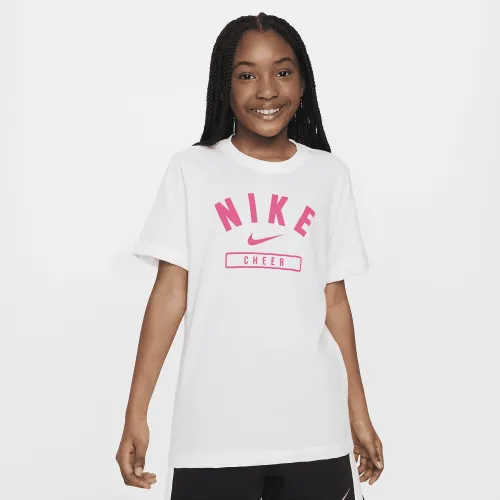 Nike Big Kids' (Girls') Cheer T-Shirt White