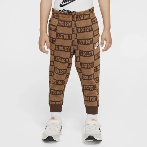 Nike Sportswear Textuцвет красный Club Toddler Fleece Joggers цвет коричневый