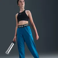 Nike Pro Fleece Big детские (Girls') Dri-FIT Joggers синий