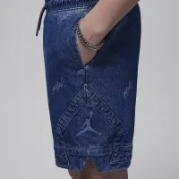 Nike Jordan MJ Flight Heritage Big детские Denim шорты синий