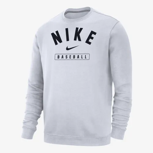 Nike Baseball чоловічі Crew-Neck світшот колір білий