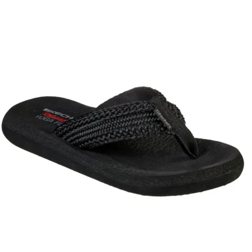 Кроссовки Шлёпанцы Женские Skechers Asana - Hidden Valley (119107-BBK)