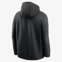 New York Mets Club Slack мужские Nike MLB Pullover Толстовка с капюшоном цвет черный