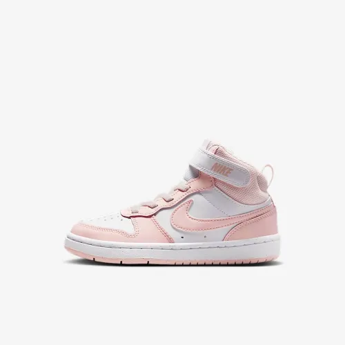 Nike Court Borough Mid 2 Little детские Кроссовки цвет белый