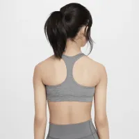 Nike Swoosh Big детские (Girls') Sports Bra цвет серый