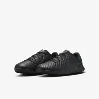 Nike Jr. Tiempo Legend 10 Academy Little/Big детские Turf Low-Top Soccer Кроссовки цвет черный