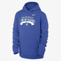 Duke Club Fleece Big детские (для мальчиков) Nike College Pullover Толстовка с капюшоном синий