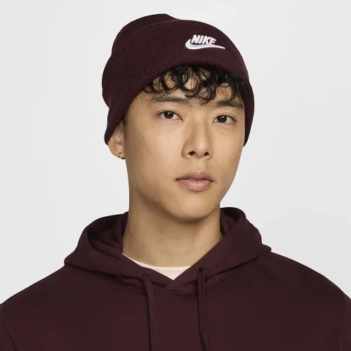 Nike Peak Futura Beanie колір червоний