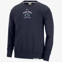 Penn State Standard Issue мужские Nike College Fleece Crew-Neck свитшот синий