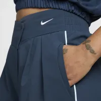 Nike Sportswear Collection женская Mid-Rise Repel Asymmetrical-Waist Trousers синий