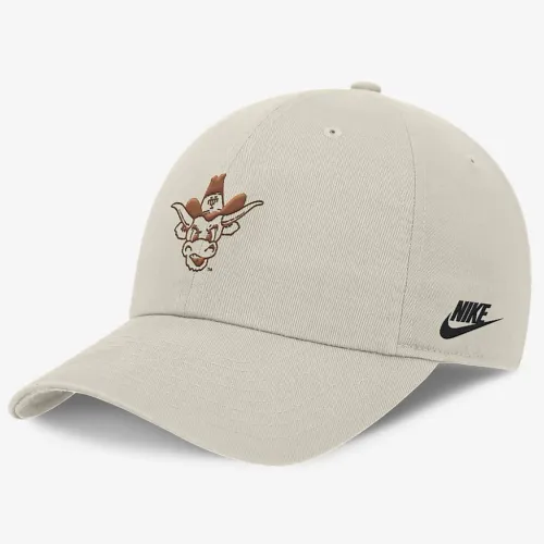 Texas Longhorns Legacy Club Swoosh мужские Nike Dri-FIT College Adjustable Hat цвет коричневый