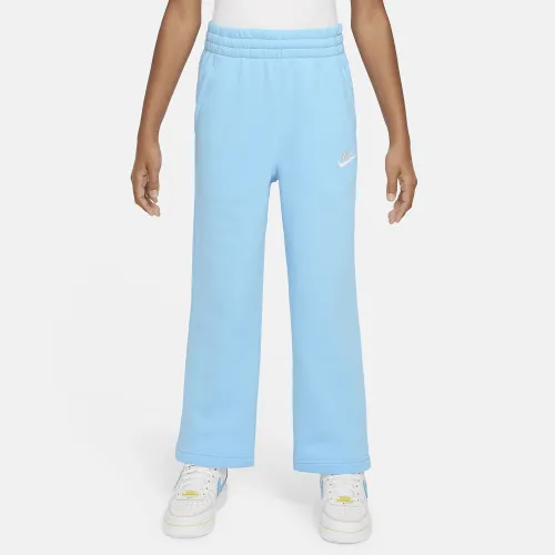 Nike Sportswear Club Fleece Big дитячі (Girls') Wide-Leg Pants блакитний