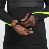 Nike Academy Winter Warrior мужские Therma-FIT 1/2-Zip Soccer Top цвет черный