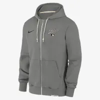 Athletics Authentic Collection Travel мужские Nike Dri-FIT MLB Full-Zip Толстовка с капюшоном цвет серый