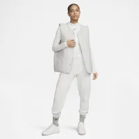 Nike Sportswear Essential жіноча Ribbed Mock-Neck Long-Sleeve Top колір сірий