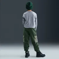 Nike Sportswear Club Fleece Big дитячі Cargo Pants колір зелений