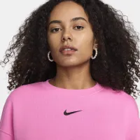 Nike Sportswear Phoenix Fleece жіноча оверсайз Crew-Neck світшот Pink