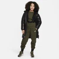 Nike Sportswear Club Fleece Big детские Loose Pants цвет зеленый