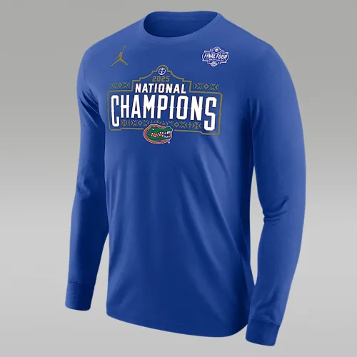 Nike Florida (мужские Team) мужские Jordan College National Champs Long-Sleeve футболка синий