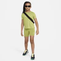 Nike One Big дитячі (Girls') Short-Sleeve тренувальні Top колір зелений