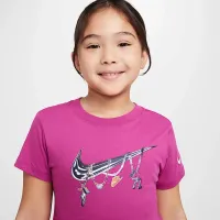 Nike Shine Little детские футболка цвет фиолетовый