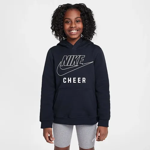 Nike Big дитячі Cheer Pullover Толстовка з капюшоном колір чорний