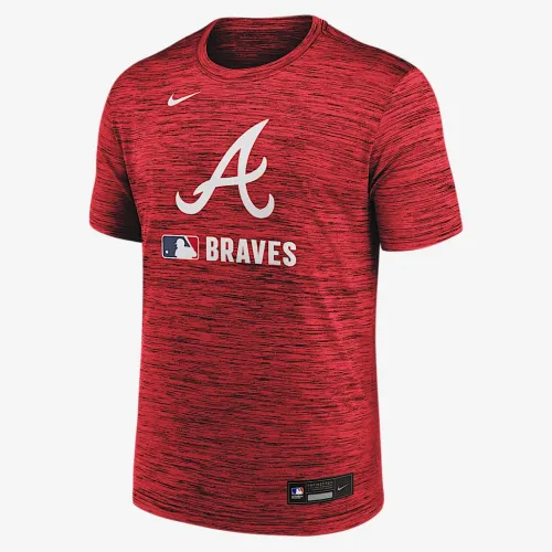 Atlanta Braves Authentic Collection Velocity мужские Nike Dri-FIT MLB футболка цвет красный