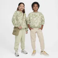 Nike Sportswear Big дитячі оверсайз Fleece Crew-Neck світшот колір зелений