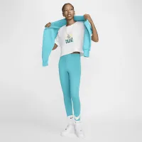 Nike Sportswear Classics жіноча З високою талією Graphic лосіни колір зелений