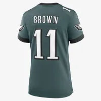 A.J. цвет коричневый Philadelphia Eagles Women’s Nike NFL Game Jersey цвет зеленый