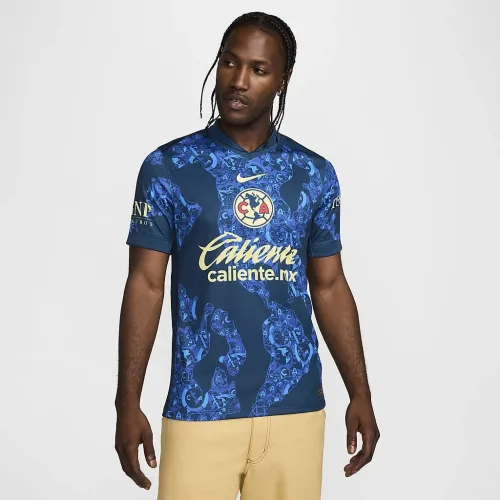 Club Америка 2024/25 Stadium Away мужские Nike Dri-FIT Soccer Replica Jersey синий