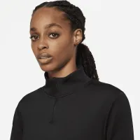 Nike Therma-FIT One женская Long-Sleeve 1/2-Zip Top цвет черный
