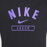 Nike Big дитячі (Girls') Cheer футболка колір чорний