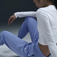 Nike Sportswear Phoenix Fleece женская Mid-Rise Sweatpants синий