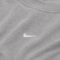 Nike Dri-FIT One жіноча Crew-Neck French Terry Tunic (великі розміри) колір сірий