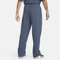 Nike Solo Swoosh чоловічі Open-Hem Fleece Pants блакитний