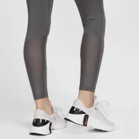 Nike Pro женская С высокой Талией 7/8 Mesh-Paneled лосины цвет серый