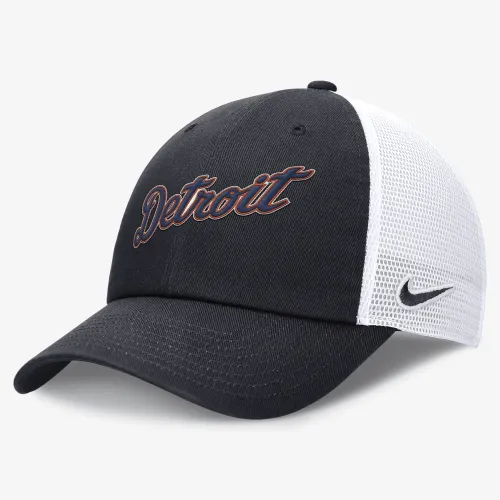 Detroit Tigers Everцвет зеленый Wordmark Club мужские Nike MLB Adjustable Hat синий