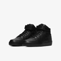 Nike Court Borough Mid 2 Big детские Кроссовки цвет черный