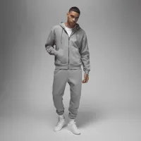 Nike Jordan Brooklyn Fleece мужские Full-Zip Толстовка с капюшоном цвет серый