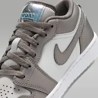 Nike Air Jordan 1 Low SE Big детские Кроссовки цвет серый