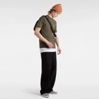 Футболка Vans Left Chest Logo VN0A3CZEKCZ1 - зеленая
