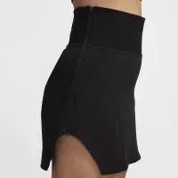Nike Sportswear Tech Fleece женская С высокой Талией Mini юбка цвет черный