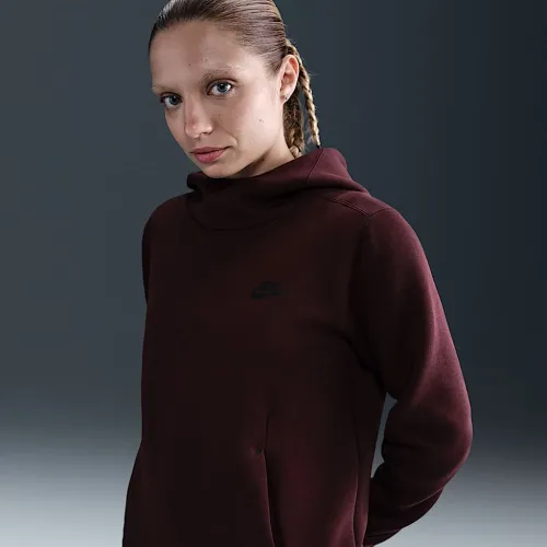 Nike Sportswear Tech Fleece женская Толстовка с капюшоном цвет красный