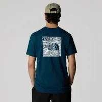 Футболка The North Face колір червонийbox Celebration 0A87NV1NO1 - Синя