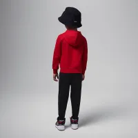Nike Jordan Brooklyn Fleece Toddler 2-Piece Full-Zip Толстовка с капюшоном набор цвет черный