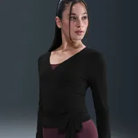Nike One Relaxed жіноча Dri-FIT Top колір чорний