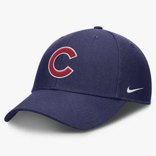 Chicago Cubs Everцвет зеленый Club мужские Nike Dri-FIT MLB Adjustable Hat синий